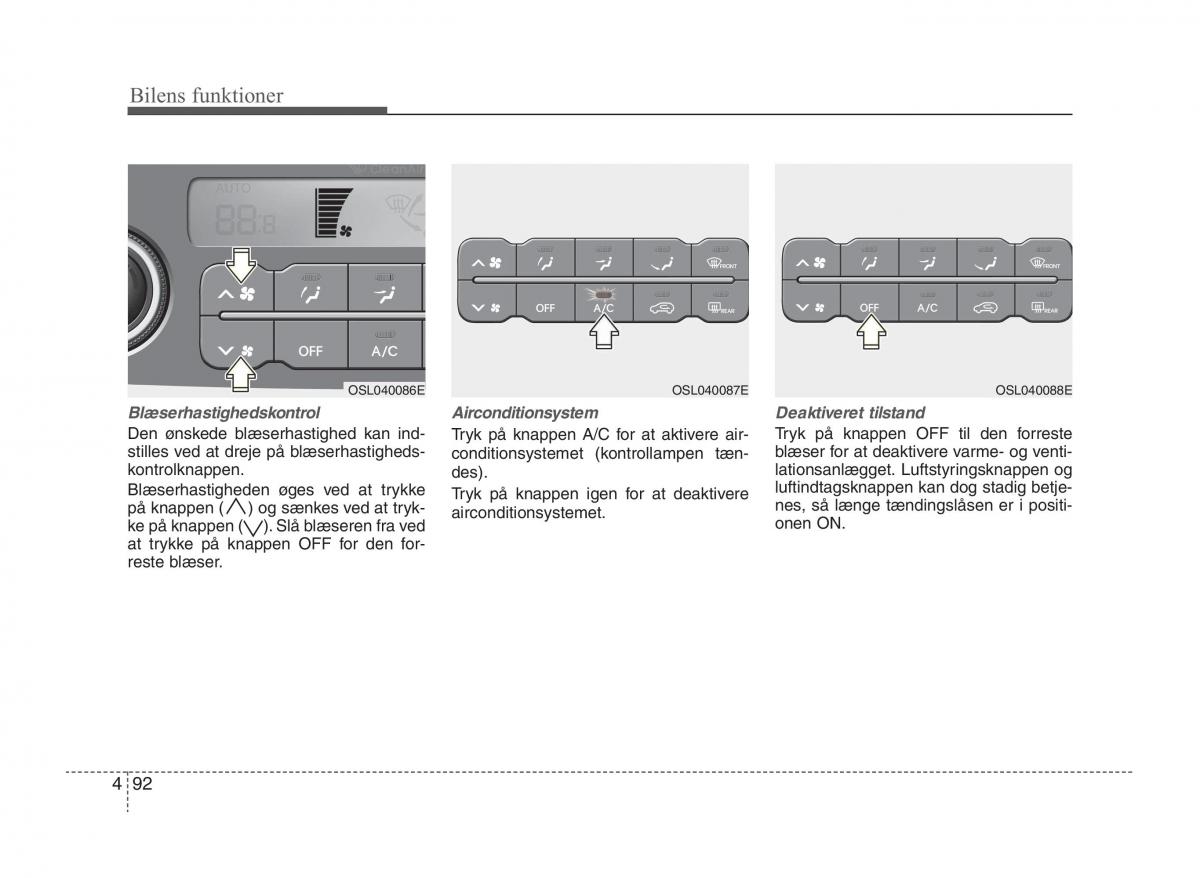 KIA Sportage III 3 Bilens instruktionsbog / page 170