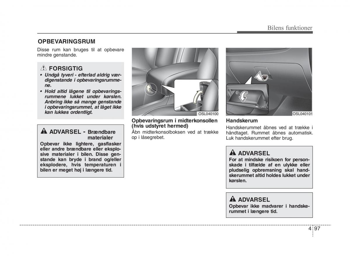 KIA Sportage III 3 Bilens instruktionsbog / page 175