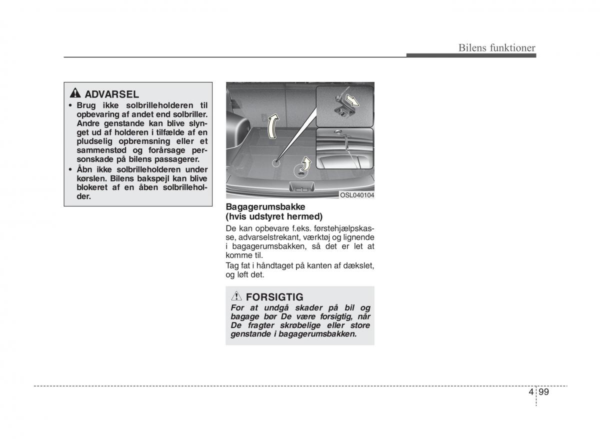 KIA Sportage III 3 Bilens instruktionsbog / page 177