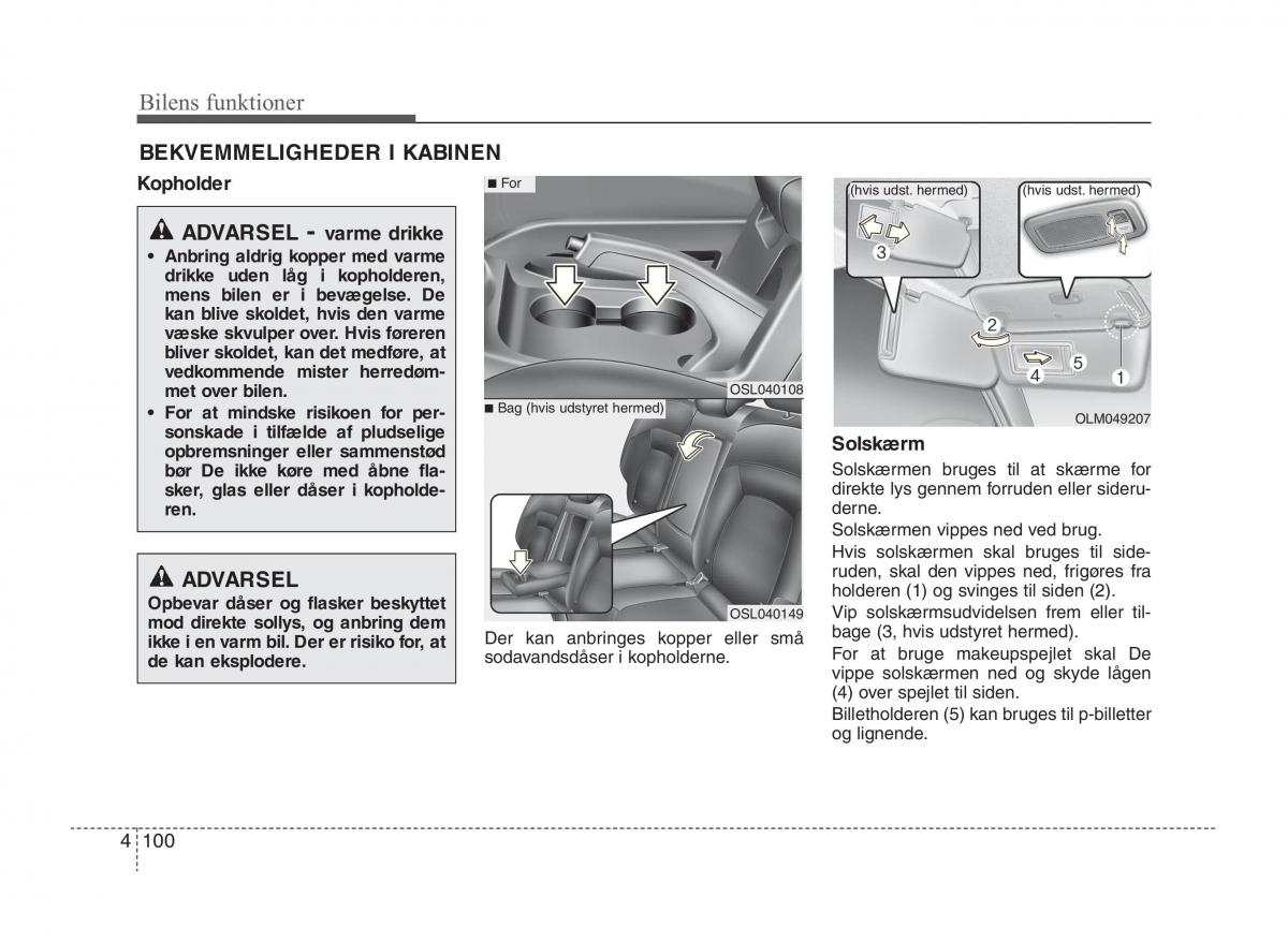 KIA Sportage III 3 Bilens instruktionsbog / page 178