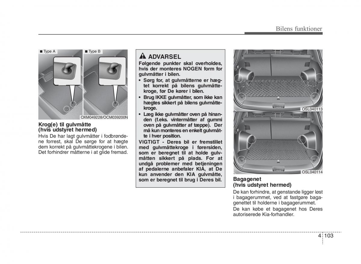 KIA Sportage III 3 Bilens instruktionsbog / page 181