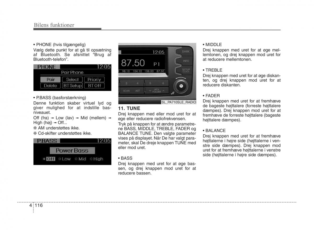 KIA Sportage III 3 Bilens instruktionsbog / page 194