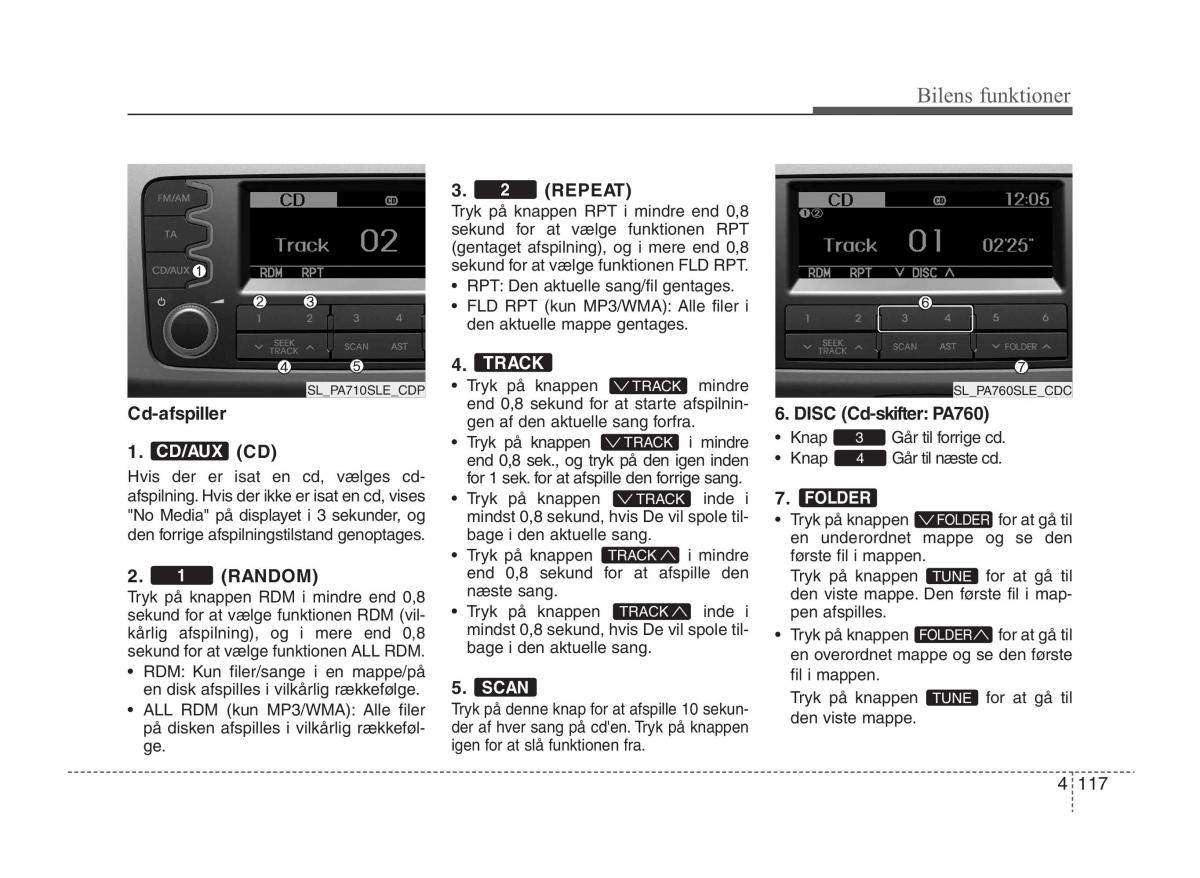 KIA Sportage III 3 Bilens instruktionsbog / page 195