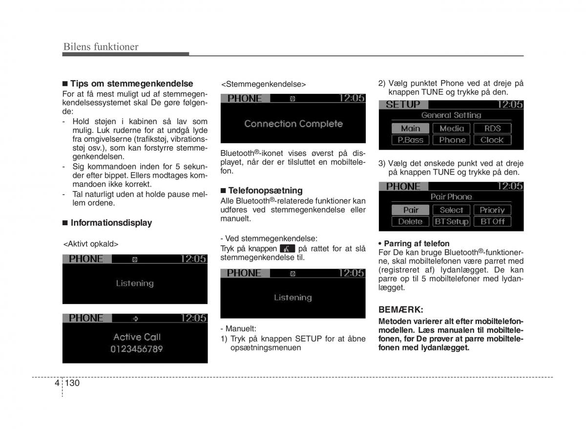 KIA Sportage III 3 Bilens instruktionsbog / page 208