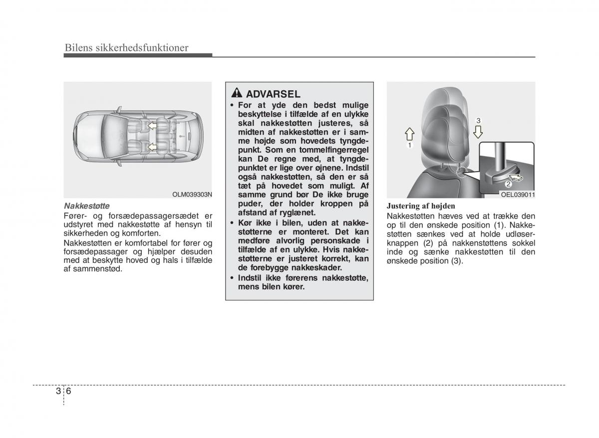 KIA Sportage III 3 Bilens instruktionsbog / page 22