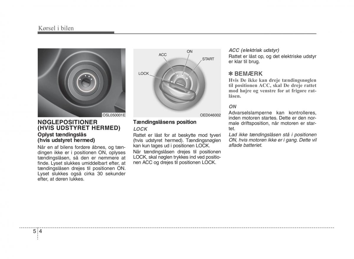 KIA Sportage III 3 Bilens instruktionsbog / page 220