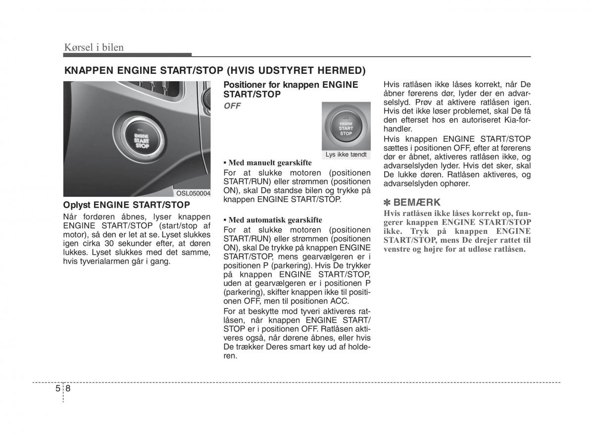 KIA Sportage III 3 Bilens instruktionsbog / page 224