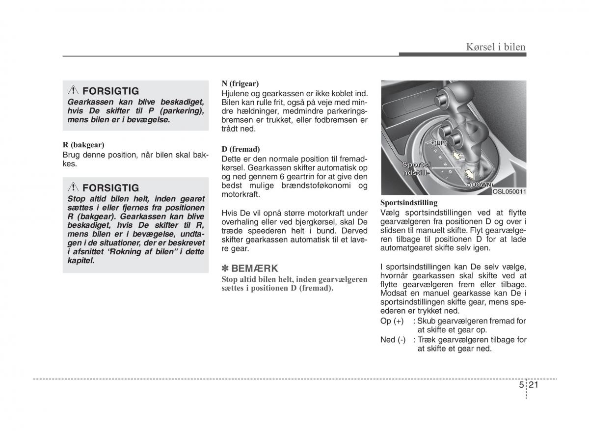 KIA Sportage III 3 Bilens instruktionsbog / page 237