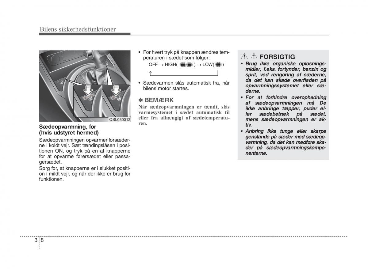 KIA Sportage III 3 Bilens instruktionsbog / page 24