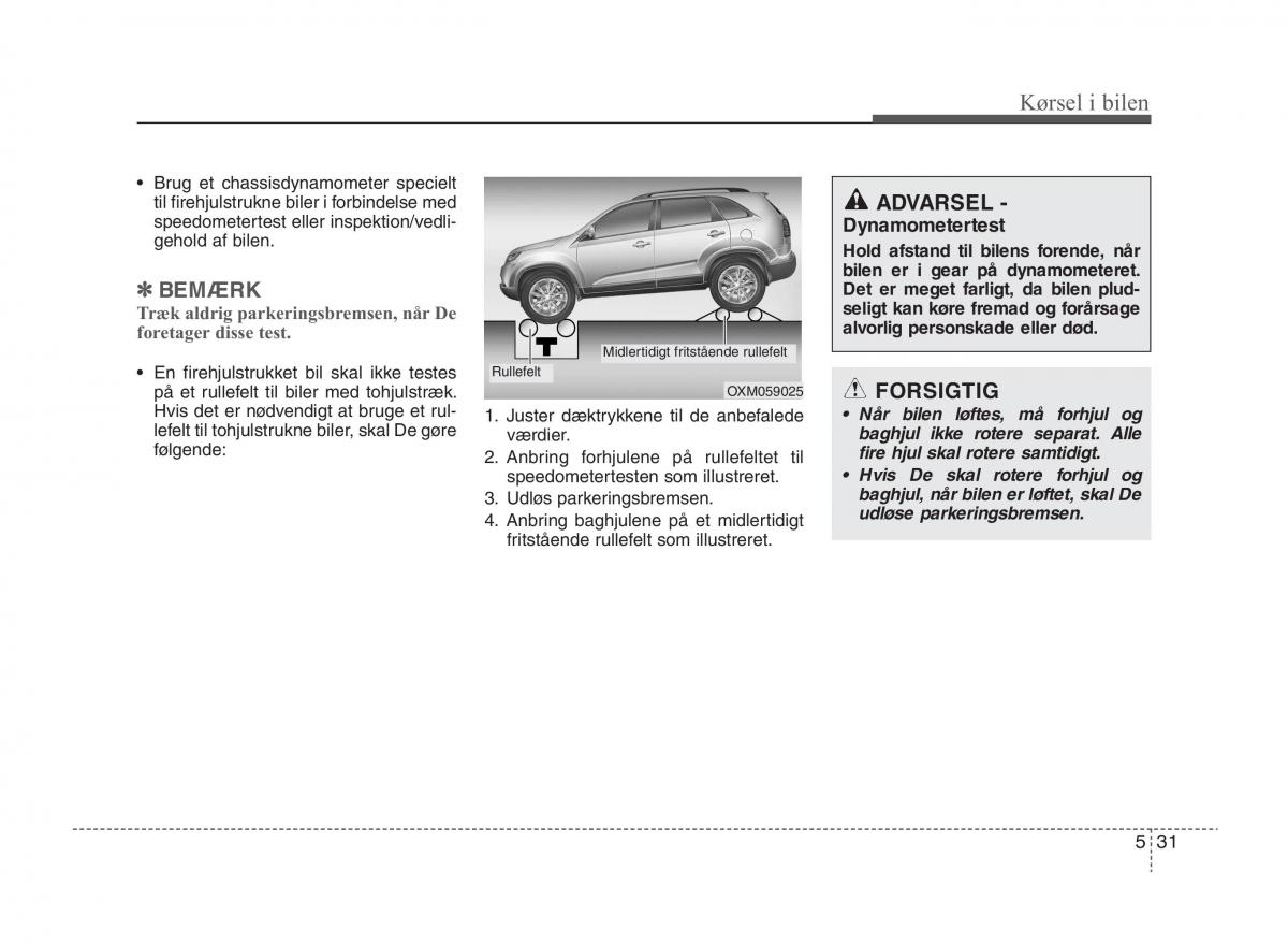 KIA Sportage III 3 Bilens instruktionsbog / page 247