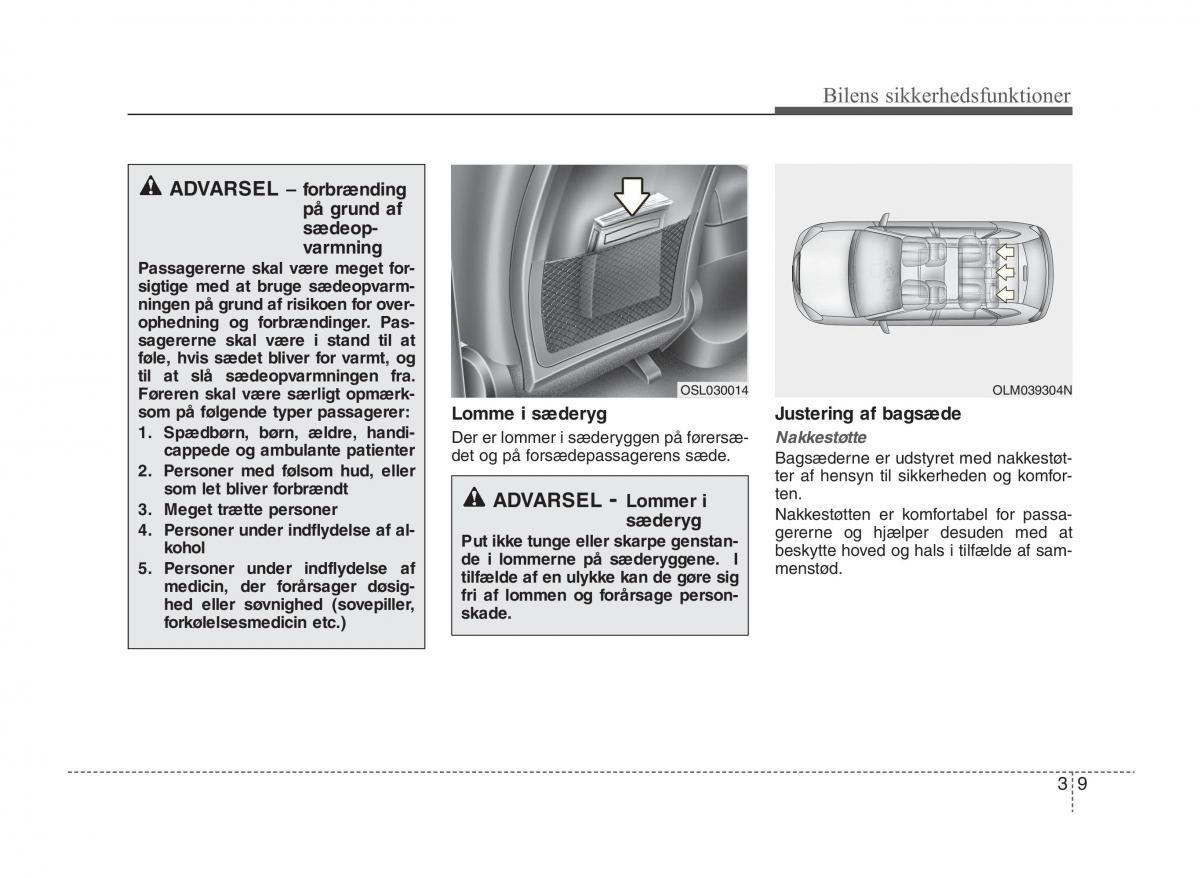 KIA Sportage III 3 Bilens instruktionsbog / page 25