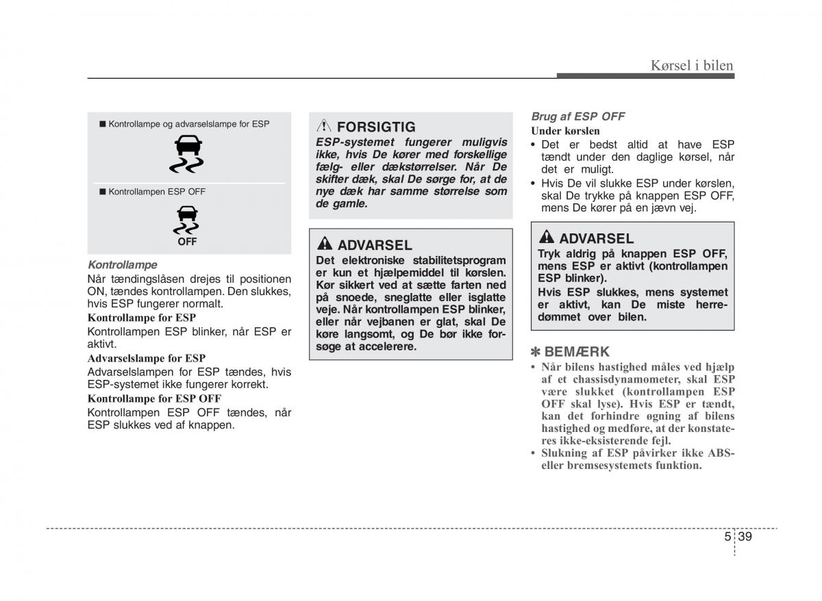 KIA Sportage III 3 Bilens instruktionsbog / page 255