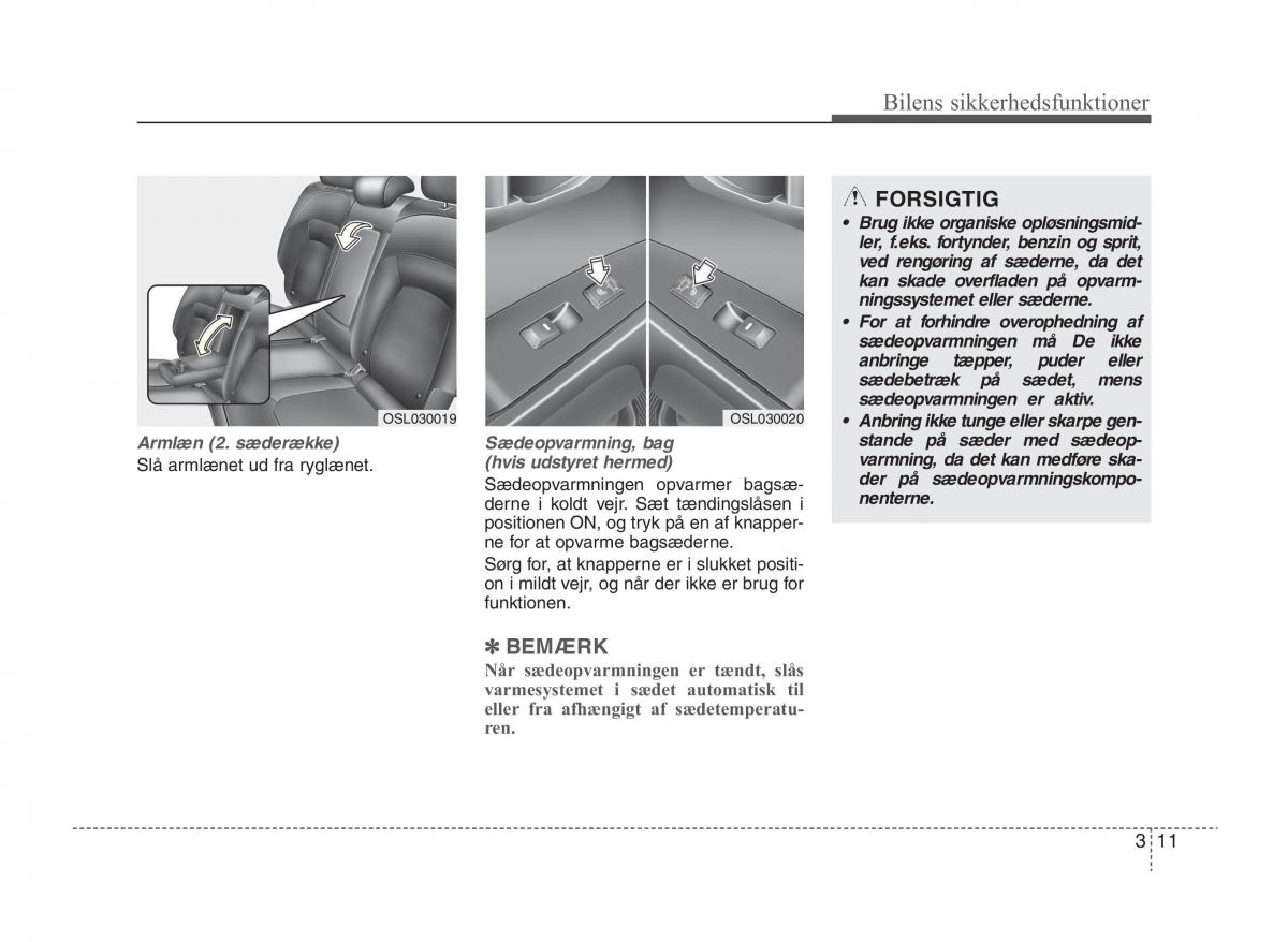 KIA Sportage III 3 Bilens instruktionsbog / page 27