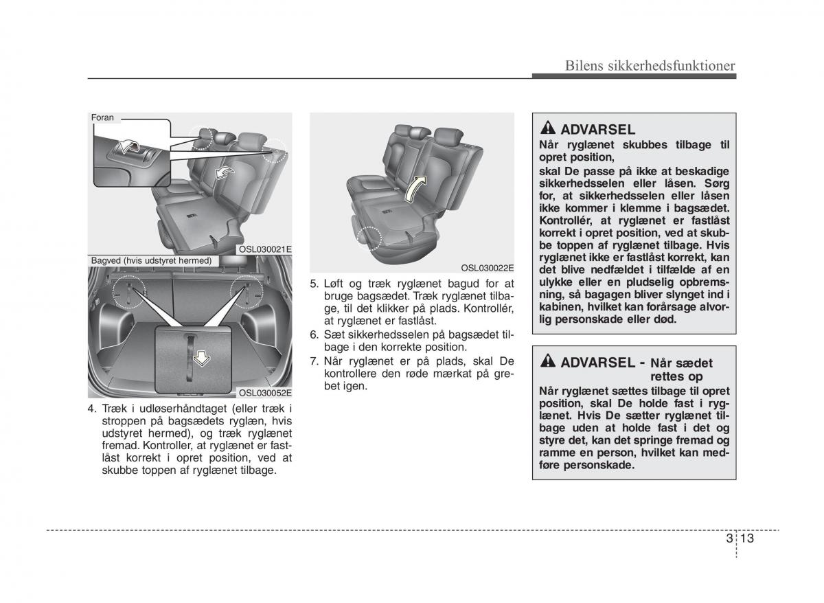 KIA Sportage III 3 Bilens instruktionsbog / page 29