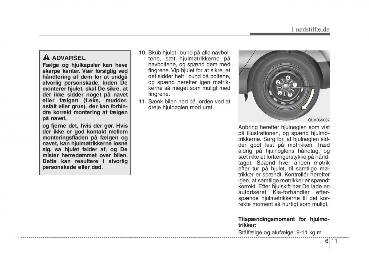 KIA Sportage III 3 Bilens instruktionsbog / page 297