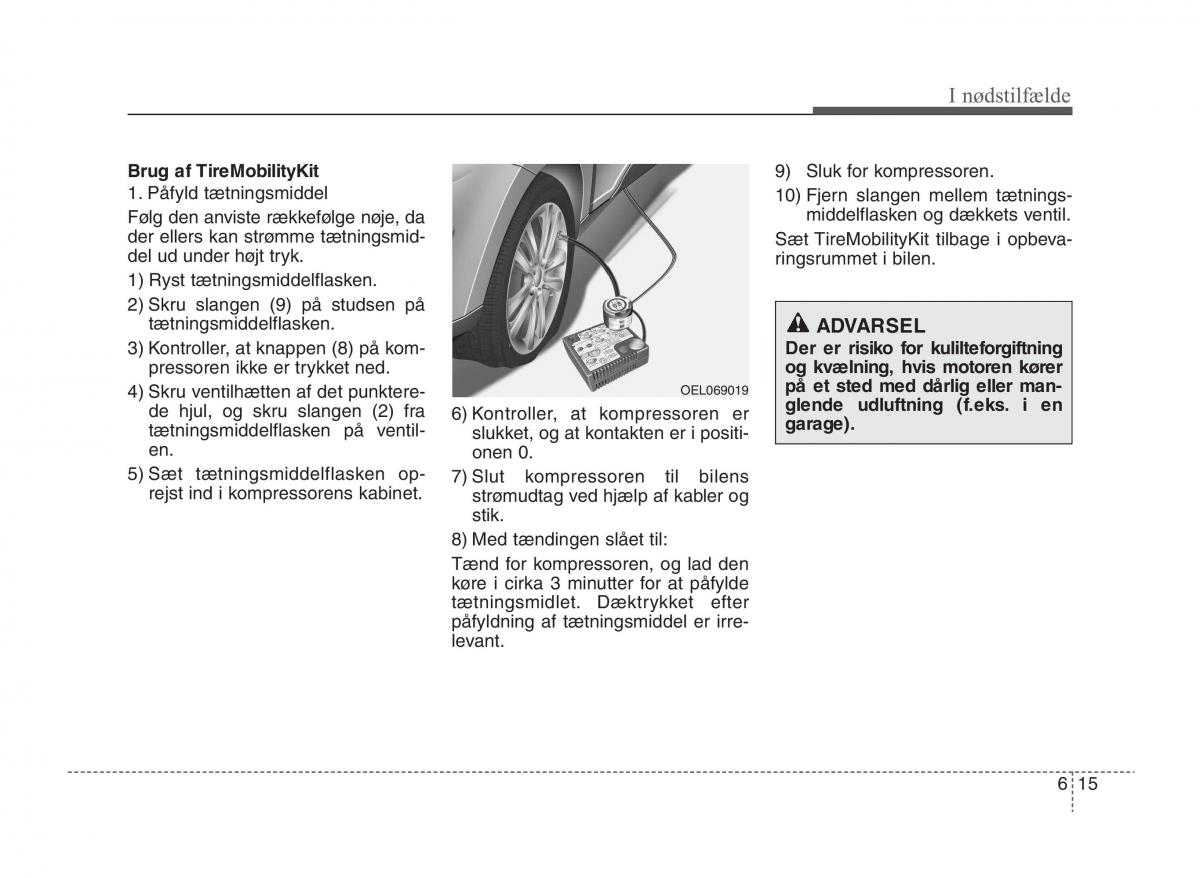 KIA Sportage III 3 Bilens instruktionsbog / page 301