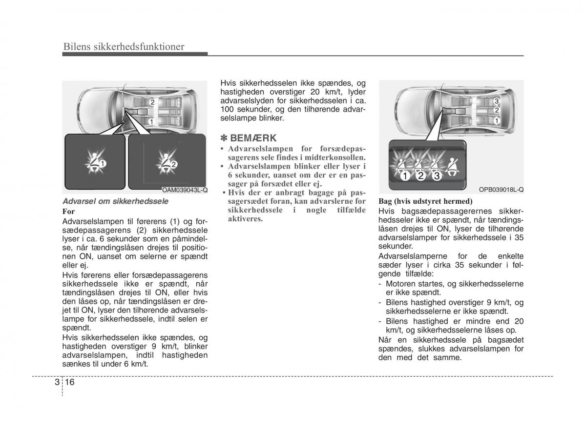 KIA Sportage III 3 Bilens instruktionsbog / page 32