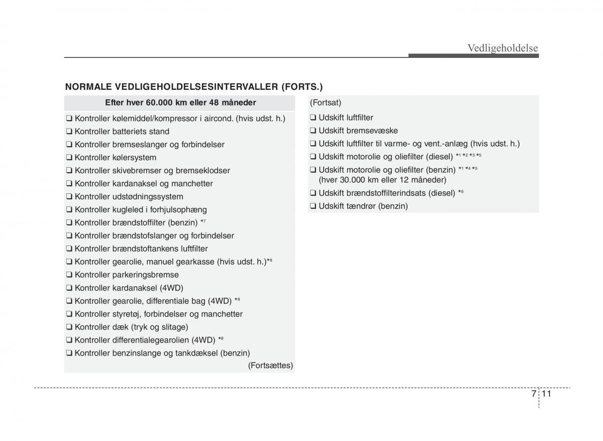 KIA Sportage III 3 Bilens instruktionsbog / page 325