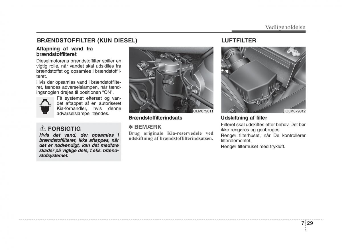 KIA Sportage III 3 Bilens instruktionsbog / page 343