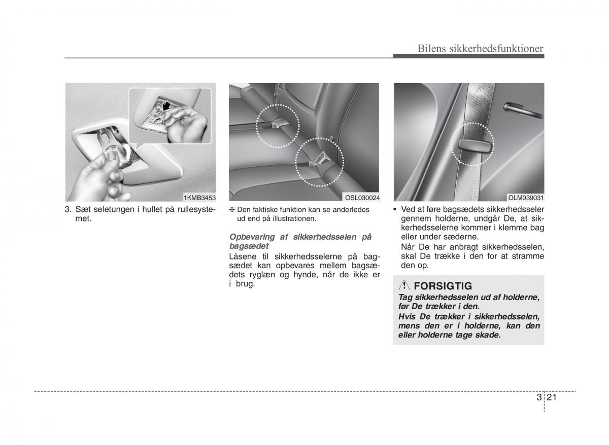 KIA Sportage III 3 Bilens instruktionsbog / page 37