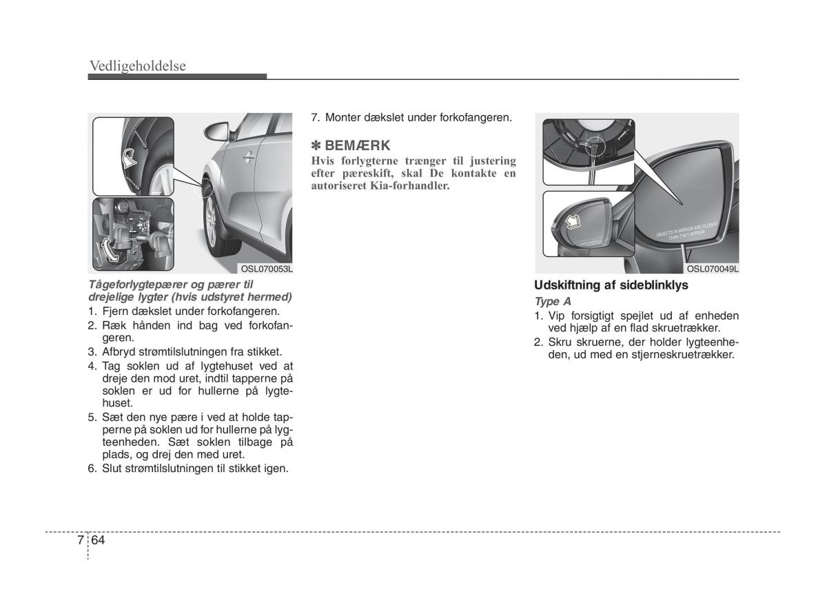 KIA Sportage III 3 Bilens instruktionsbog / page 378