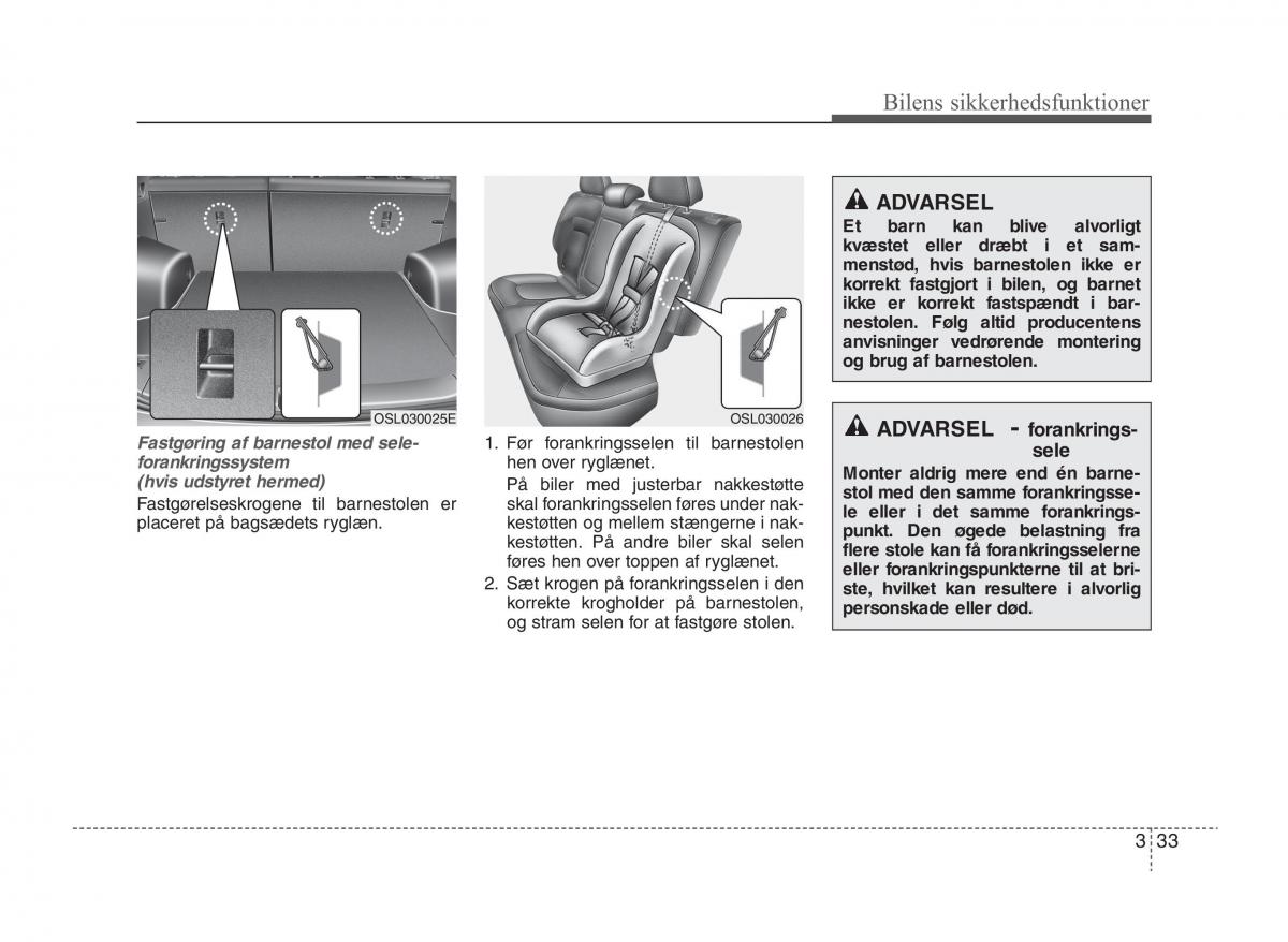 KIA Sportage III 3 Bilens instruktionsbog / page 49