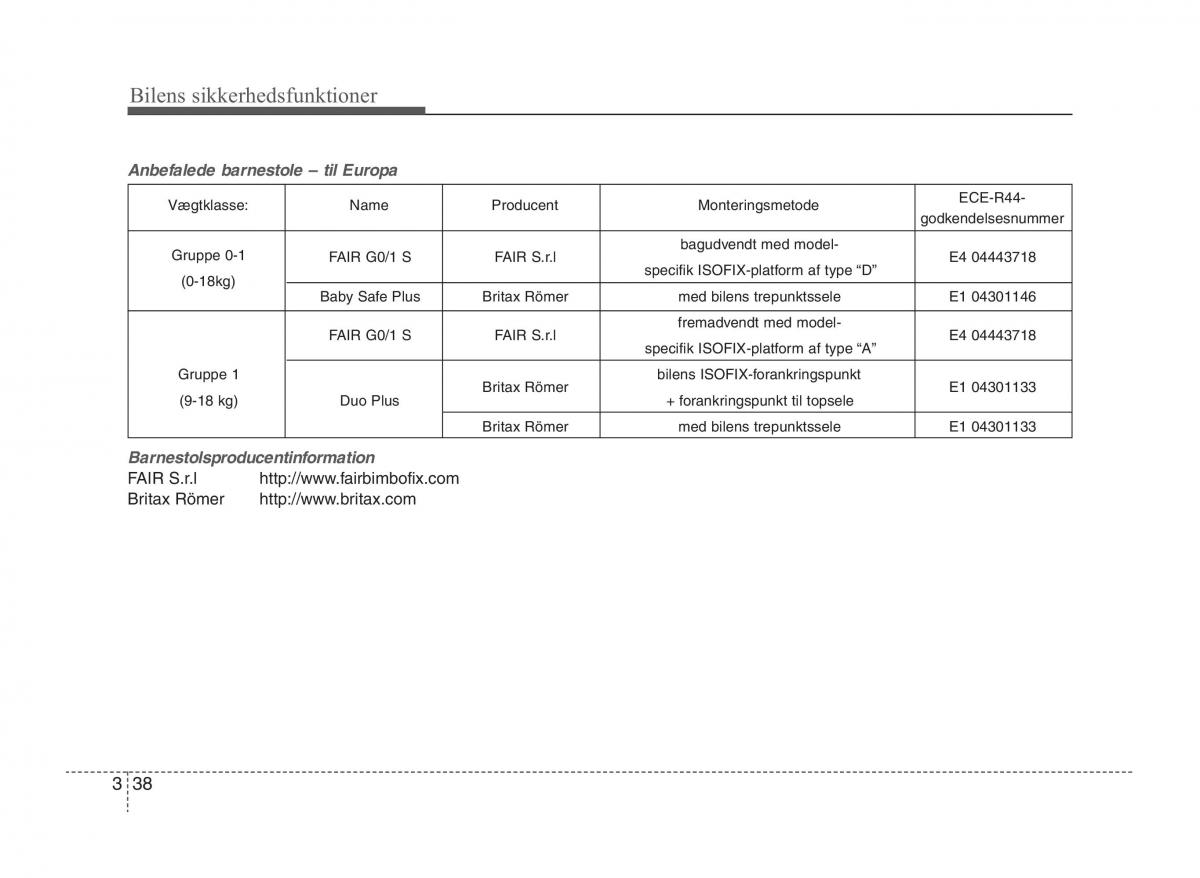 KIA Sportage III 3 Bilens instruktionsbog / page 54