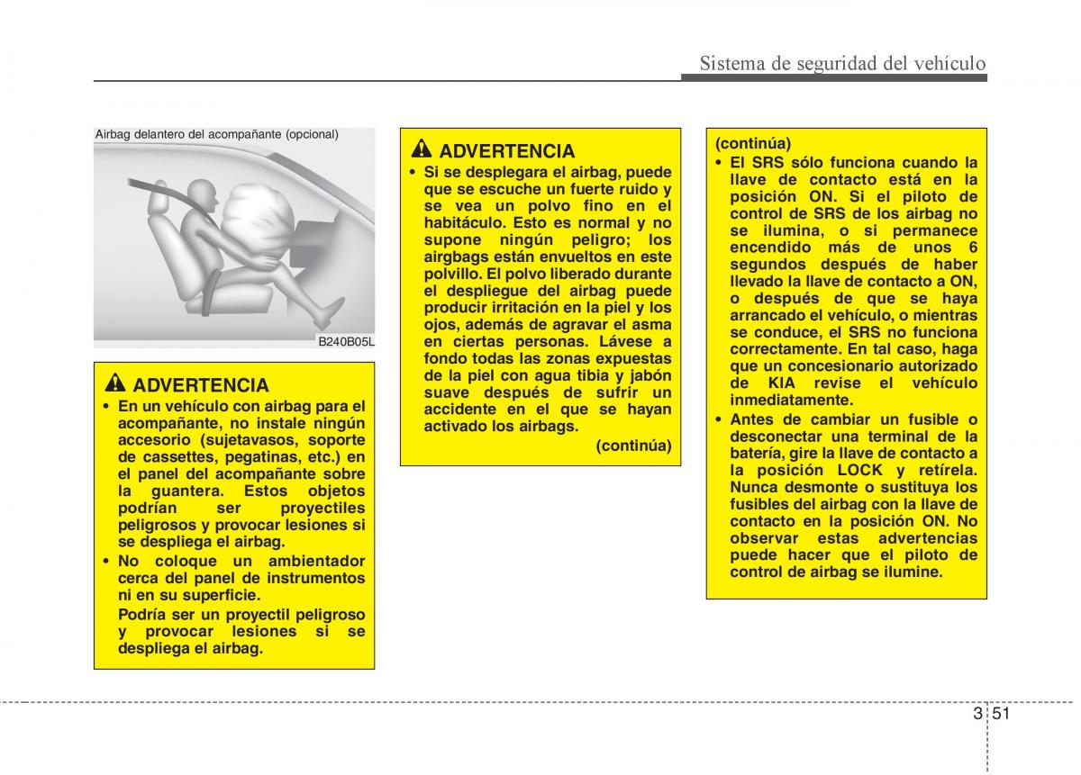 KIA Sportage III 3 manual del propietario / page 62