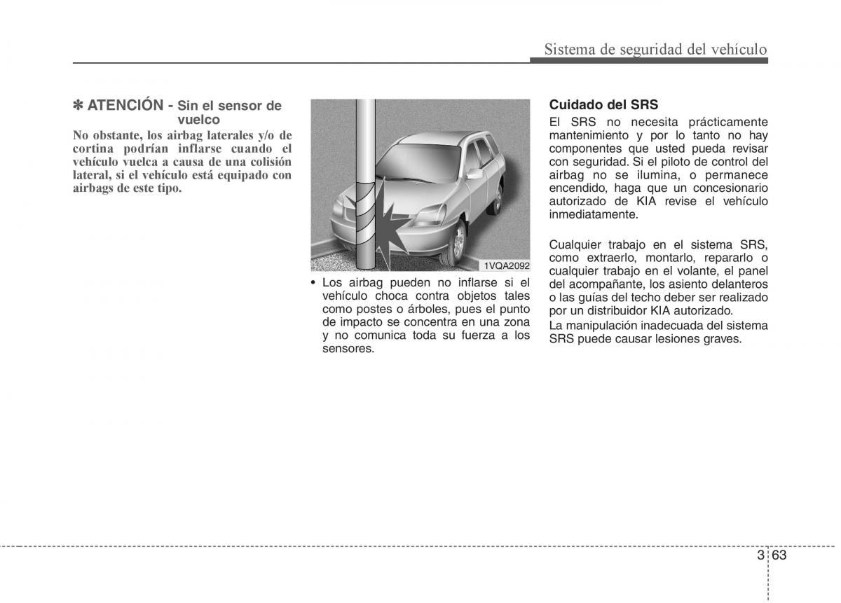 KIA Sportage III 3 manual del propietario / page 74