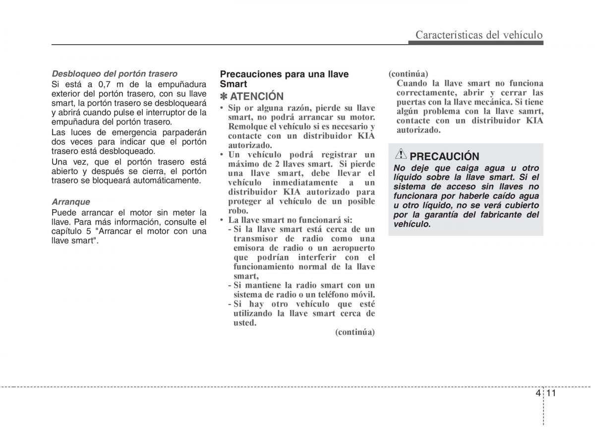 KIA Sportage III 3 manual del propietario / page 88