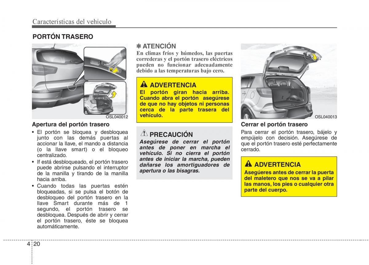 KIA Sportage III 3 manual del propietario / page 97