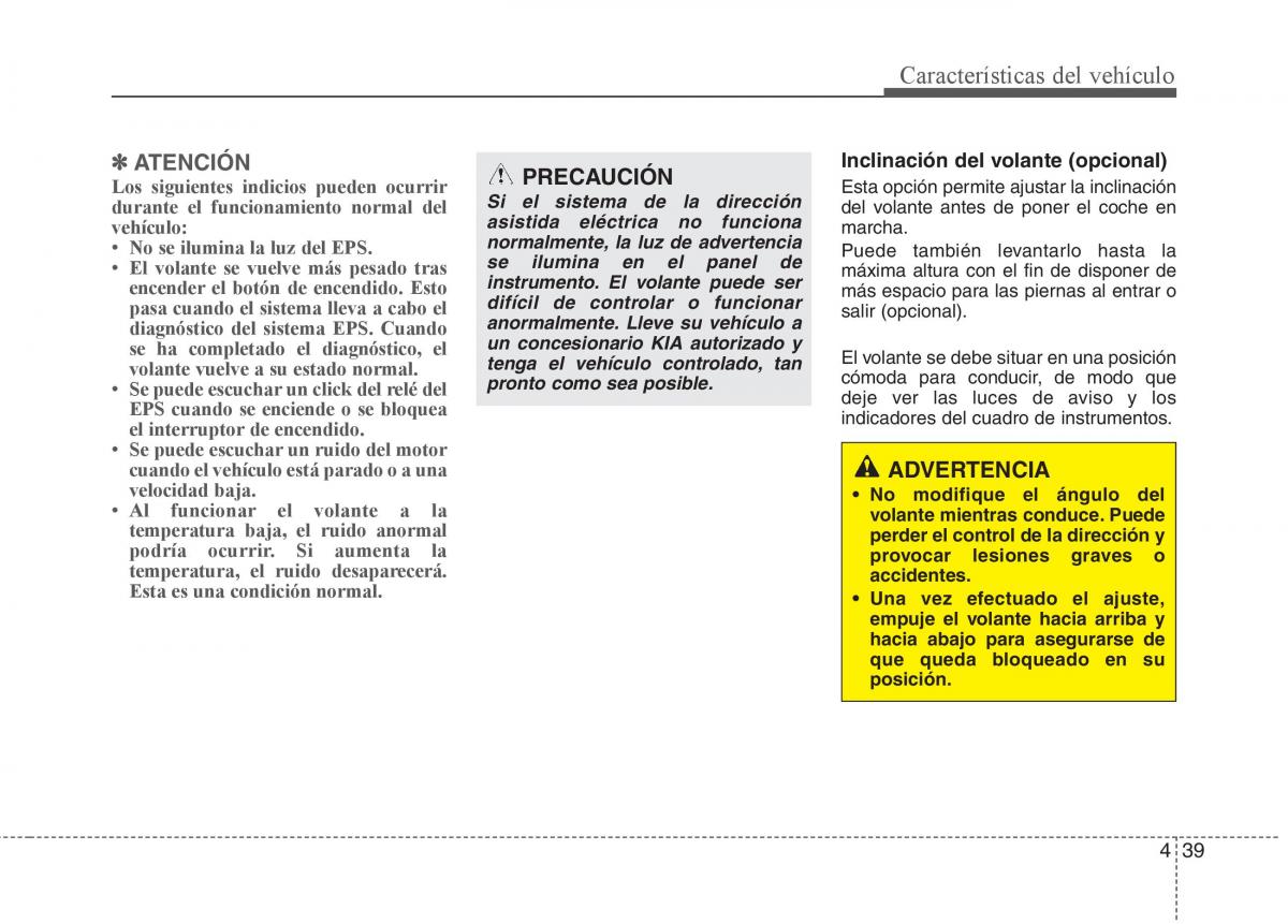 KIA Sportage III 3 manual del propietario / page 116