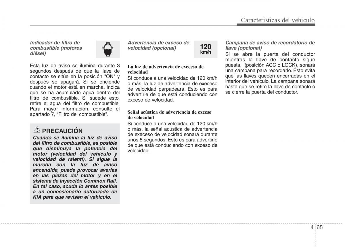 KIA Sportage III 3 manual del propietario / page 142