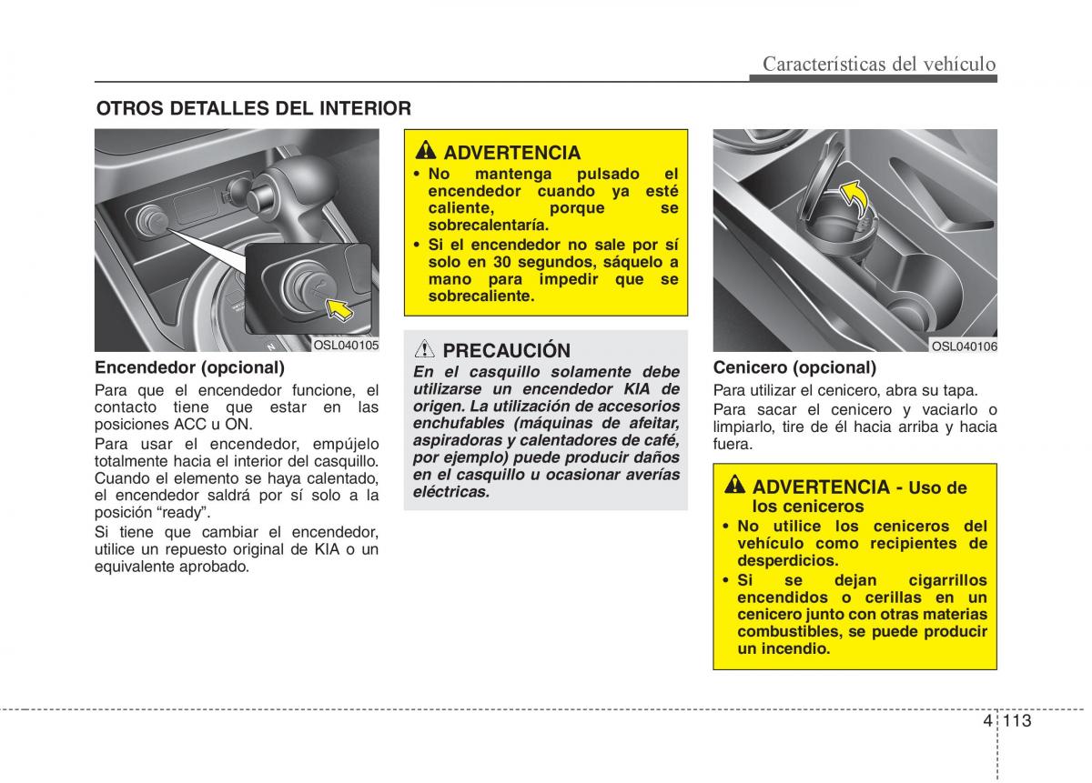 KIA Sportage III 3 manual del propietario / page 190