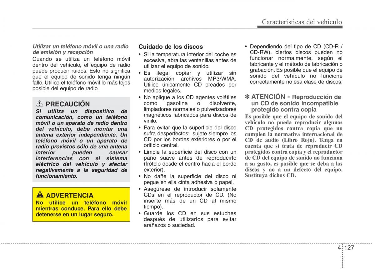 KIA Sportage III 3 manual del propietario / page 204