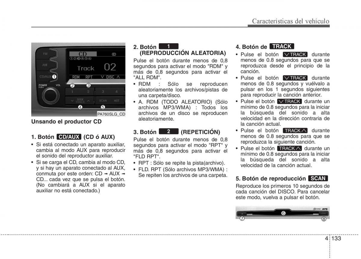 KIA Sportage III 3 manual del propietario / page 210