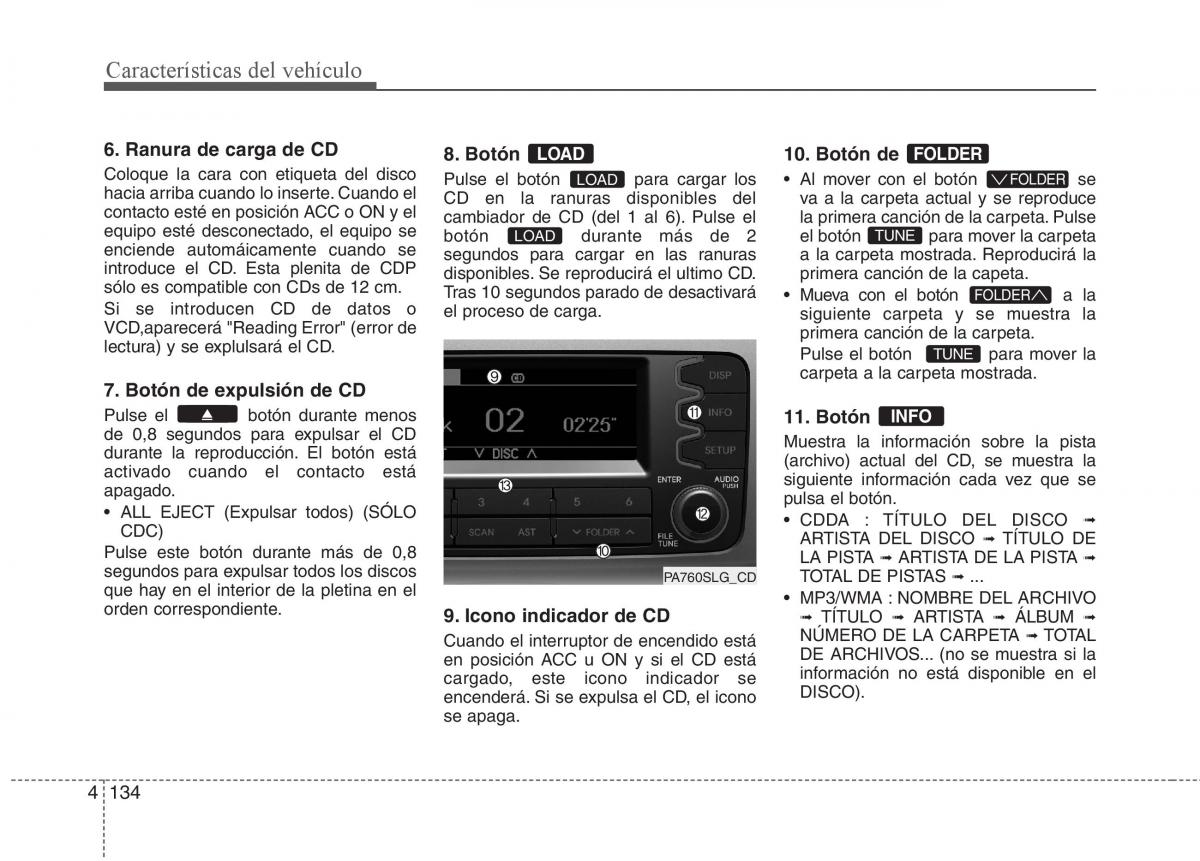 KIA Sportage III 3 manual del propietario / page 211