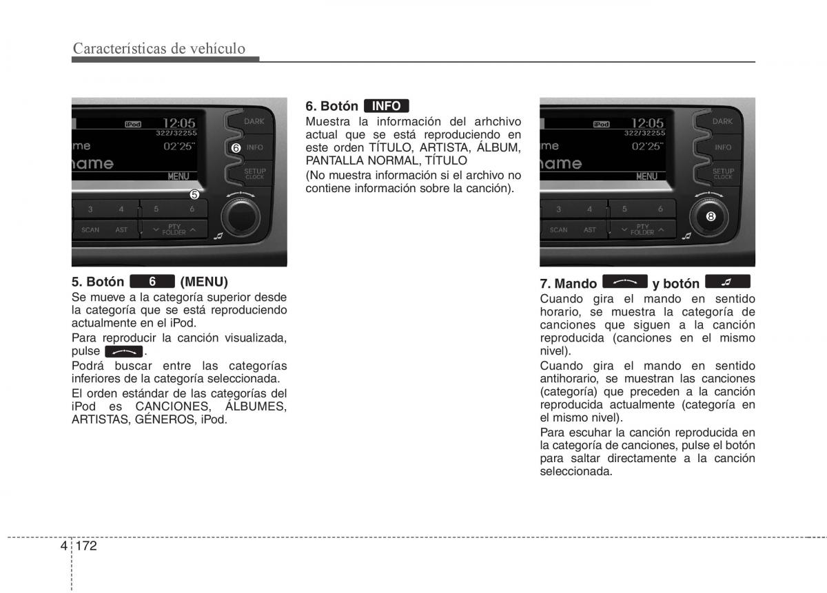 KIA Sportage III 3 manual del propietario / page 249