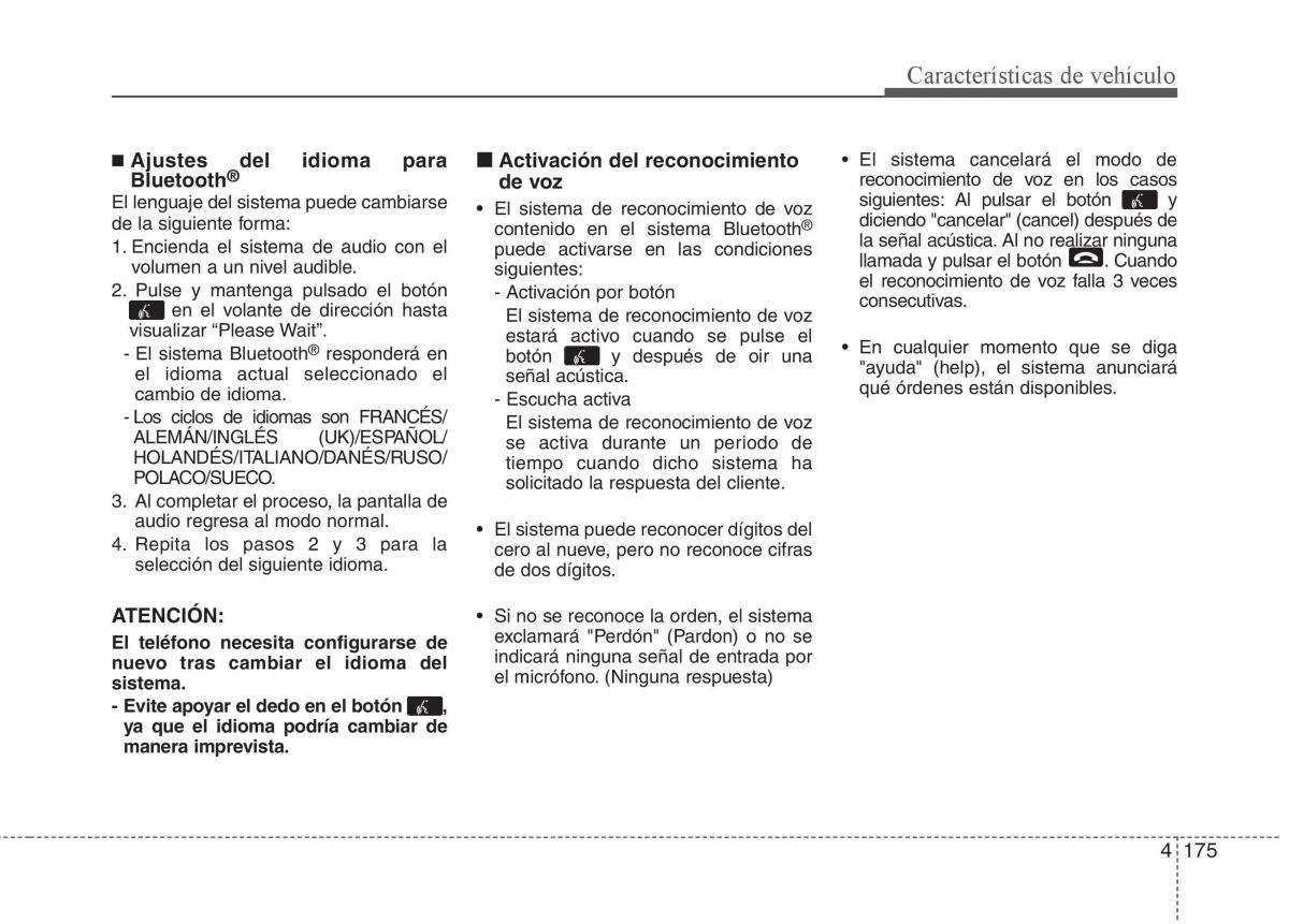 KIA Sportage III 3 manual del propietario / page 252