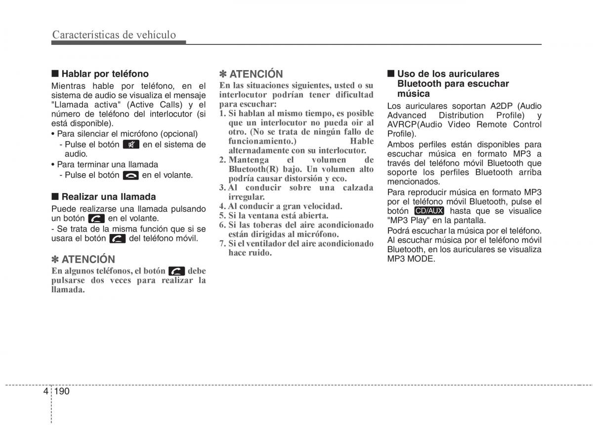 KIA Sportage III 3 manual del propietario / page 267