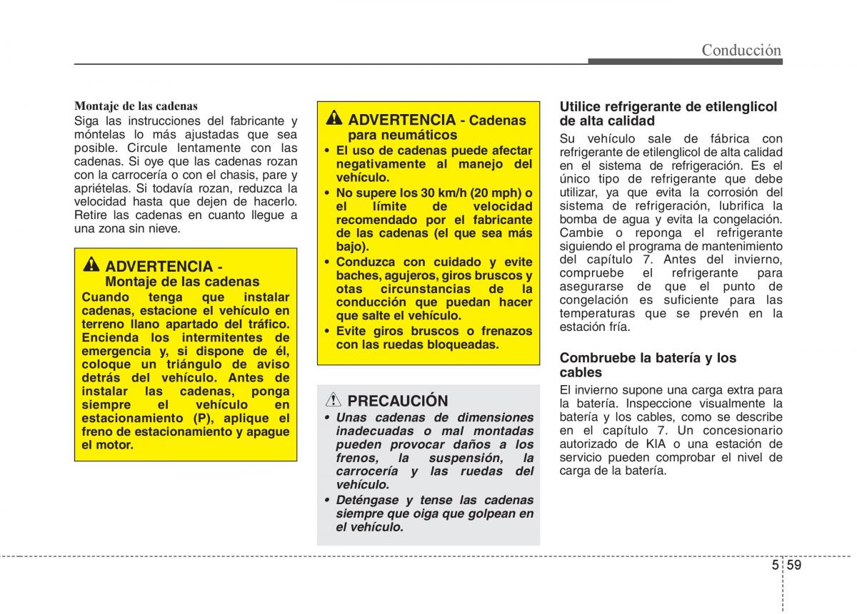 KIA Sportage III 3 manual del propietario / page 327