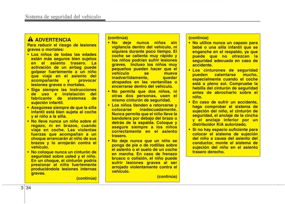 KIA Sportage III 3 manual del propietario / page 45