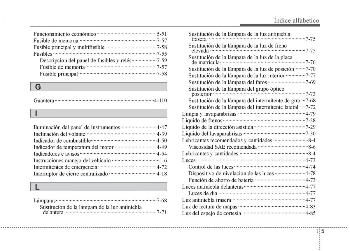 KIA Sportage III 3 manual del propietario / page 459