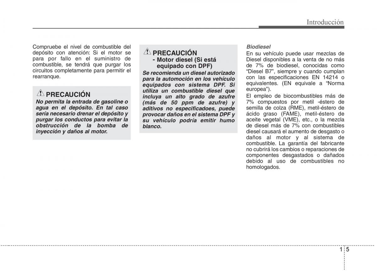 KIA Sportage III 3 manual del propietario / page 5