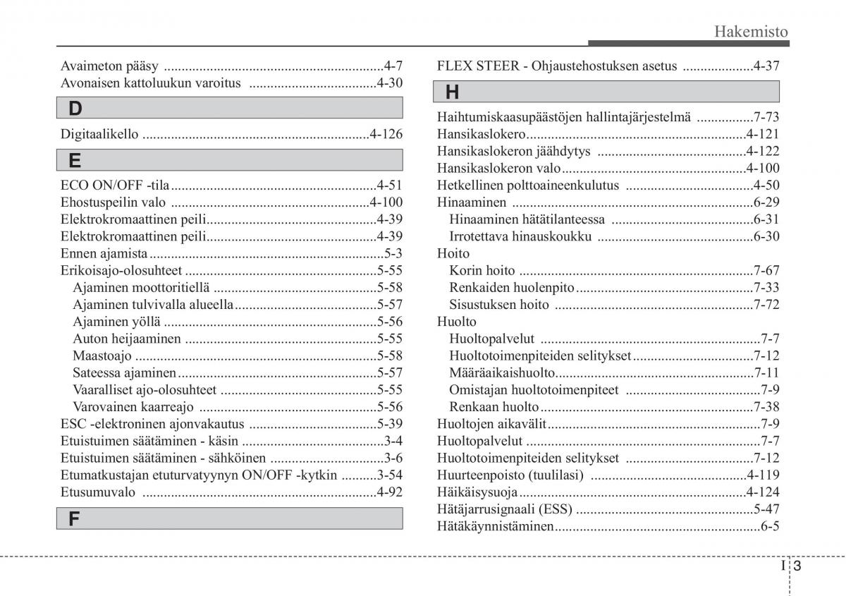 KIA Sportage III 3 omistajan kasikirja / page 557