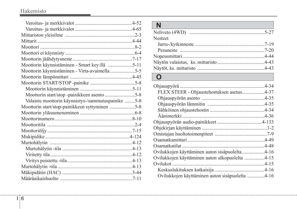 KIA Sportage III 3 omistajan kasikirja / page 560