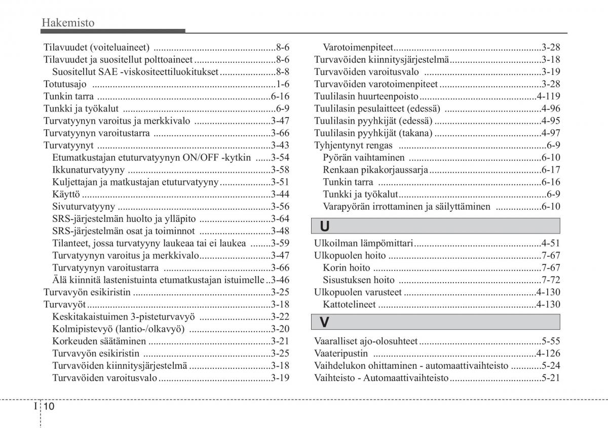 KIA Sportage III 3 omistajan kasikirja / page 564