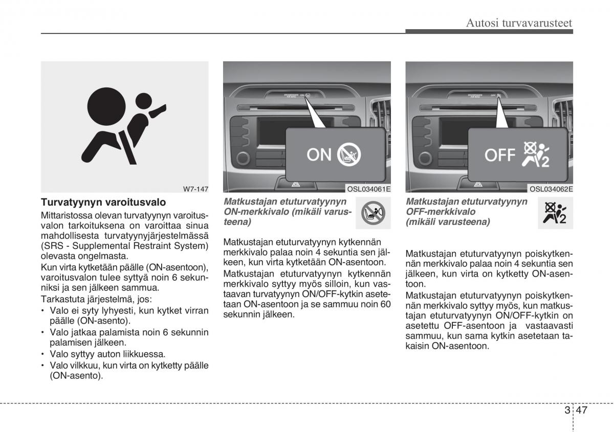 KIA Sportage III 3 omistajan kasikirja / page 62