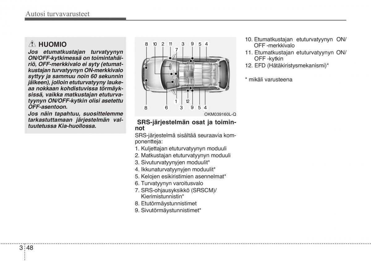 KIA Sportage III 3 omistajan kasikirja / page 63