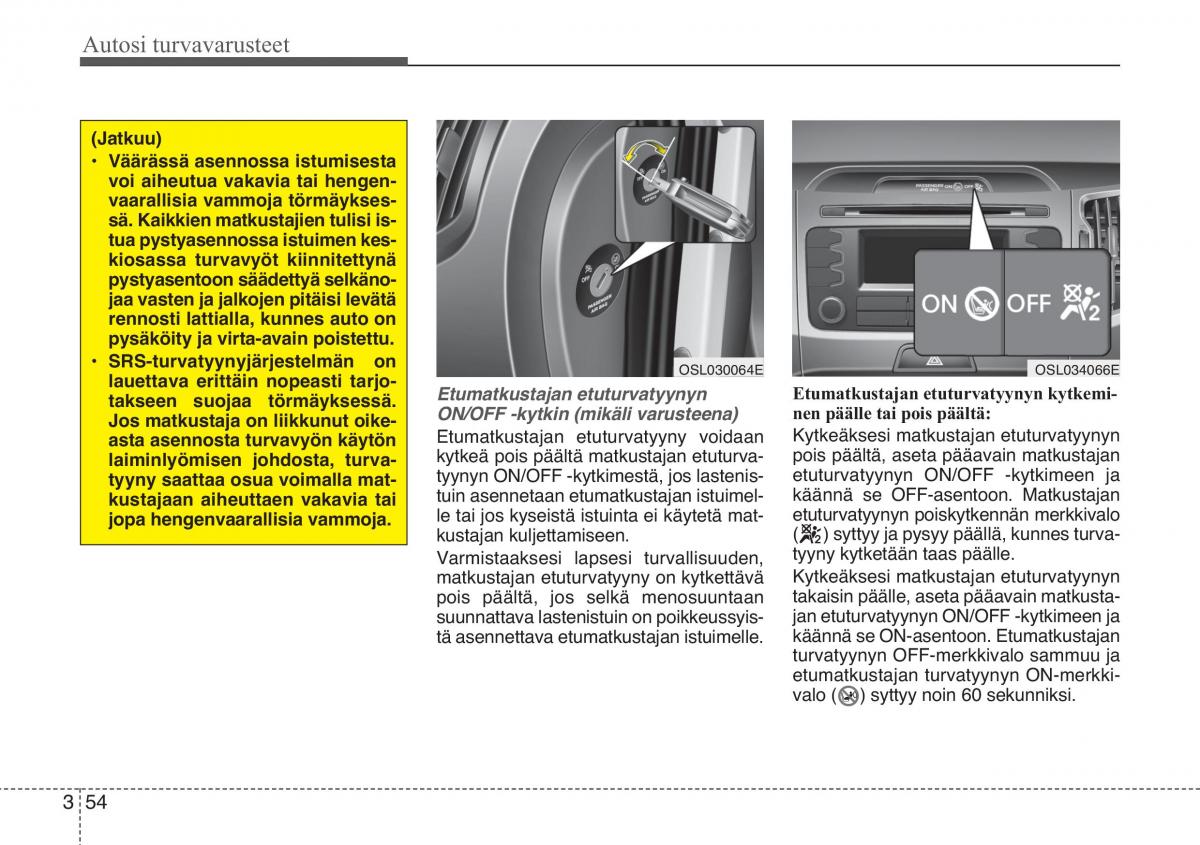 KIA Sportage III 3 omistajan kasikirja / page 69